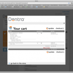 Shopping cart interface design